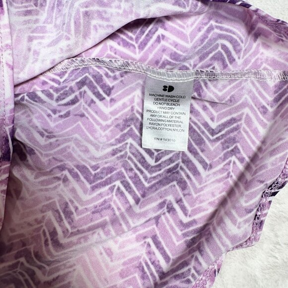 Dot Dot Smile Girls Dress Purple Pink Chevron Ballet Ballerina Crisscross 2T - Picture 3 of 7